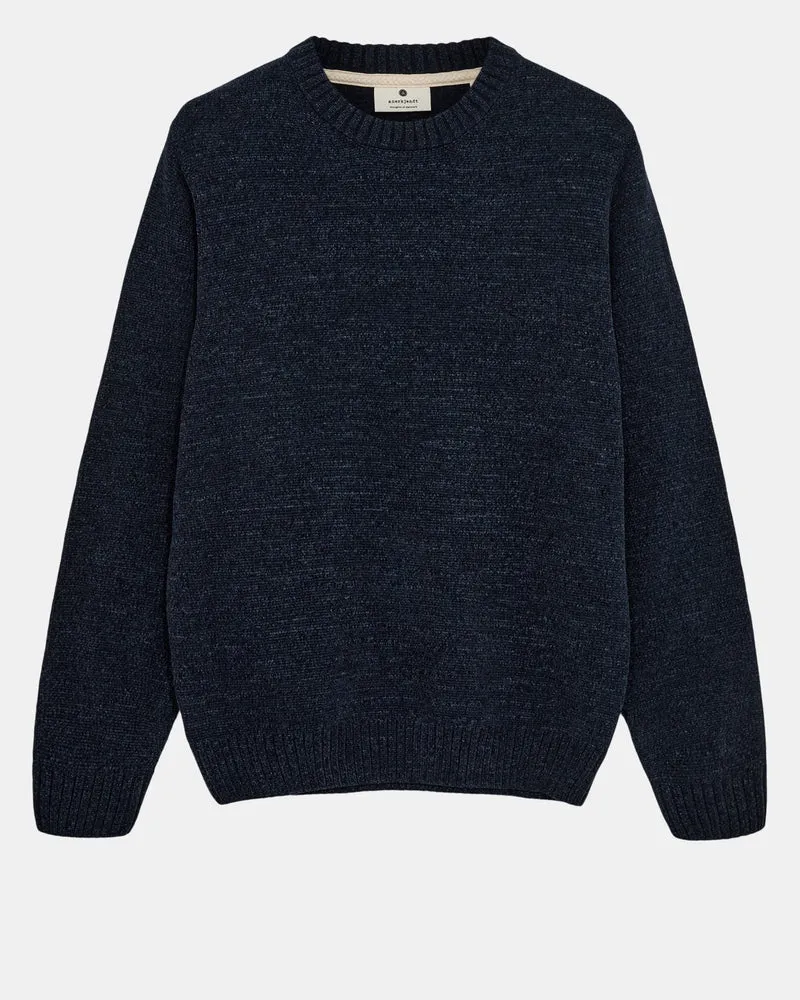 Anerkjendt Aksune chenille knit sky captain