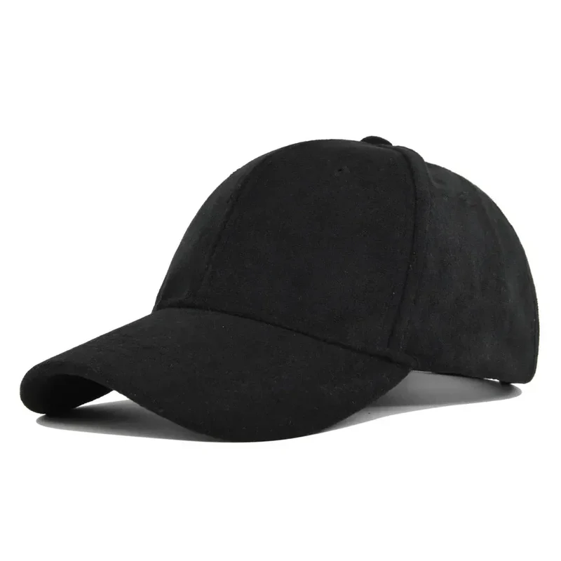 Unisex Baseballpet Verstelbaar - Luxe Faux Suede Afwerking