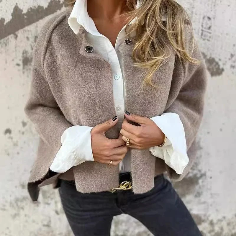Xalviere | Nicole Cape met Uitlopende Mouwen Elegant Dames