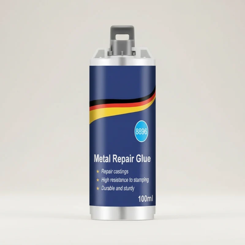 Hochleistungs-Metall-Reparaturkleber | Industriekleber voor Gietijzer, Staal & Aluminium | Hittebestendig & Waterdicht | 100ml Vloeibaar Metaal Reparatieset | Zilver