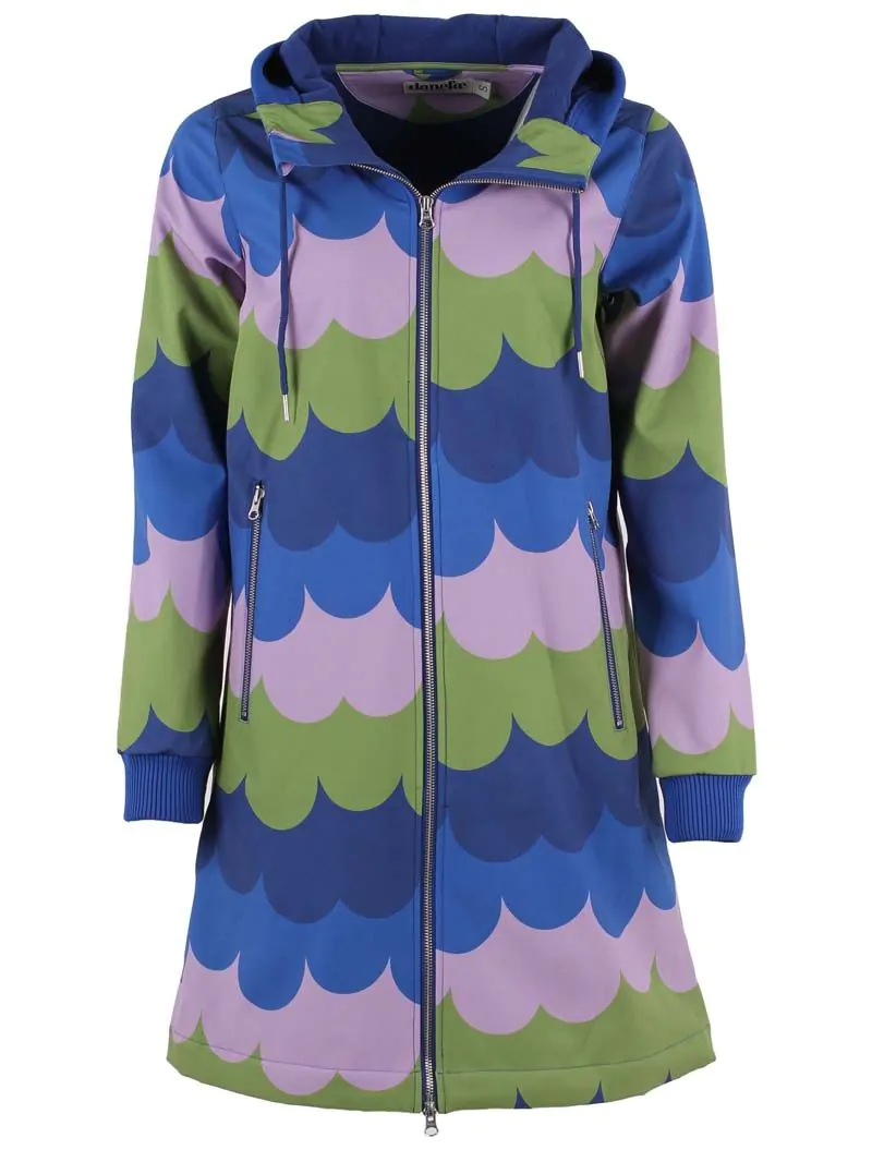 Danefae Danejane olive soft viola puffy clouds