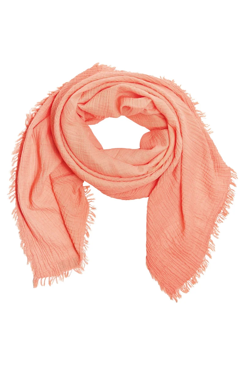 Zilch scarf coral