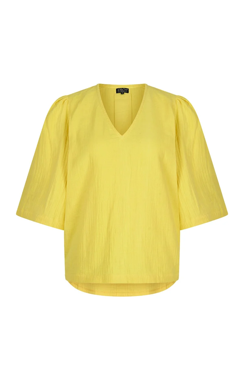 Zilch top V neck lemon