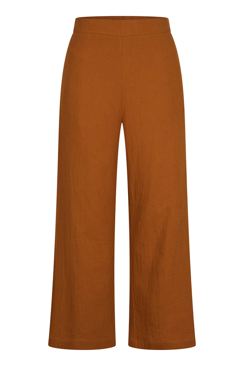 Zilch pants elastic band rust