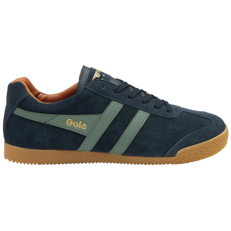 Gola harrier suede navy/sage/moody orange