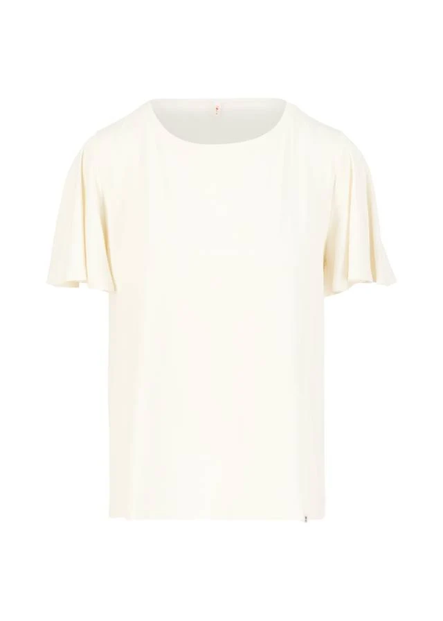 Blutsgeschwister top bella farfalla crew milky way white