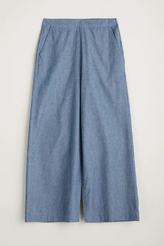 Seasalt Cornwall calluna trousers mid wash cross hatch