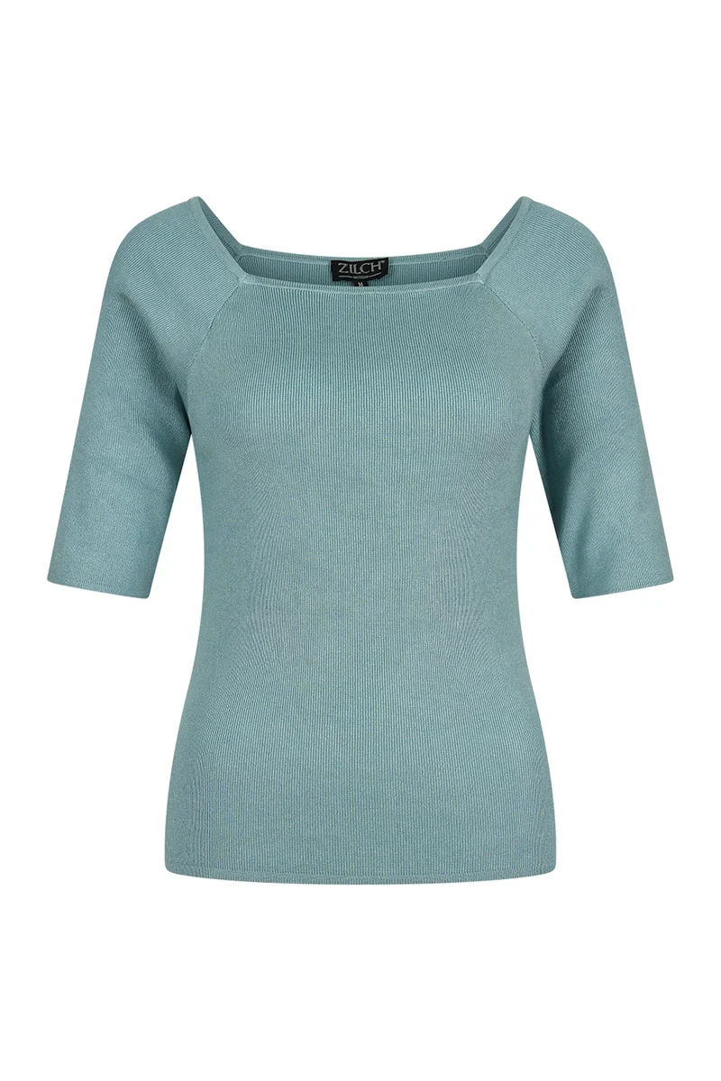 Zilch top square neck porcelain