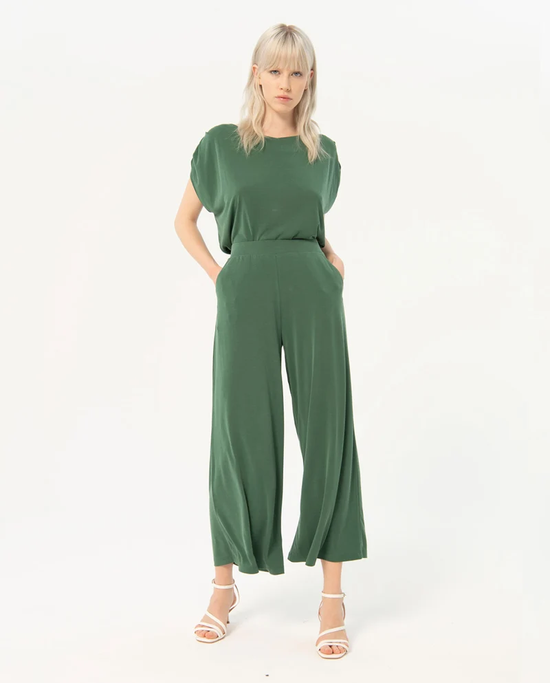 Surkana quality wide trousers khaki
