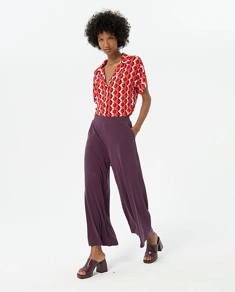 Surkana quality wide trousers maroon