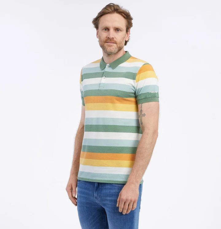 Ragwear portillo stripe t-shirt dusty green