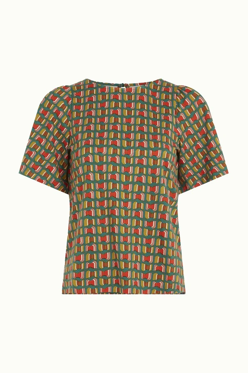 King Louie Lizzy top rondine ponderosa green