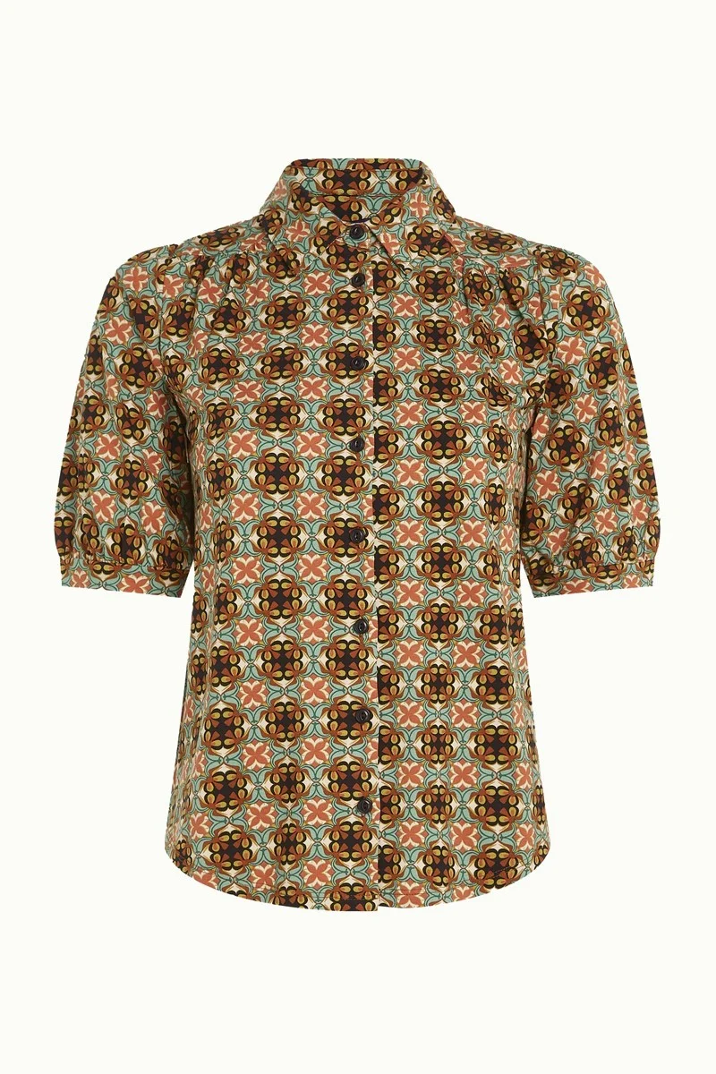 King Louie Carina blouse casey black
