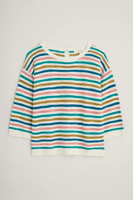 Seasalt Cornwall knavock jumper mini cornish helford multi