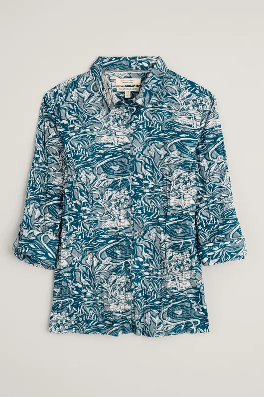 Seasalt Cornwall Larissa shirt helford birds ocean drift