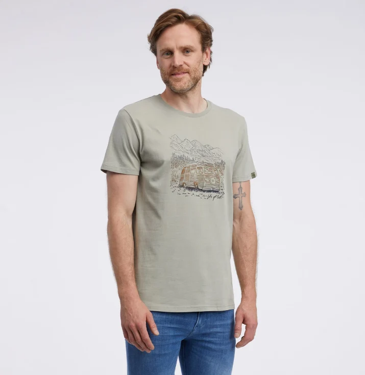 Ragwear roggero gradient t-shirt dusty olive