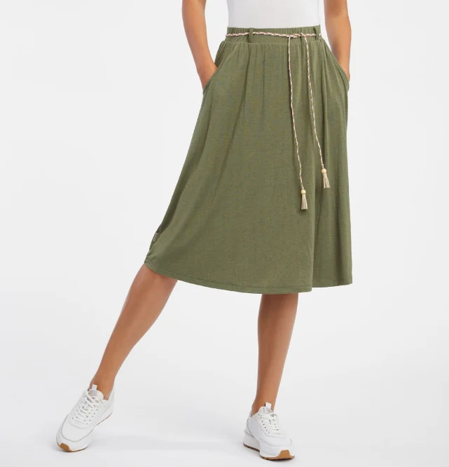 Ragwear reikko skirt olive
