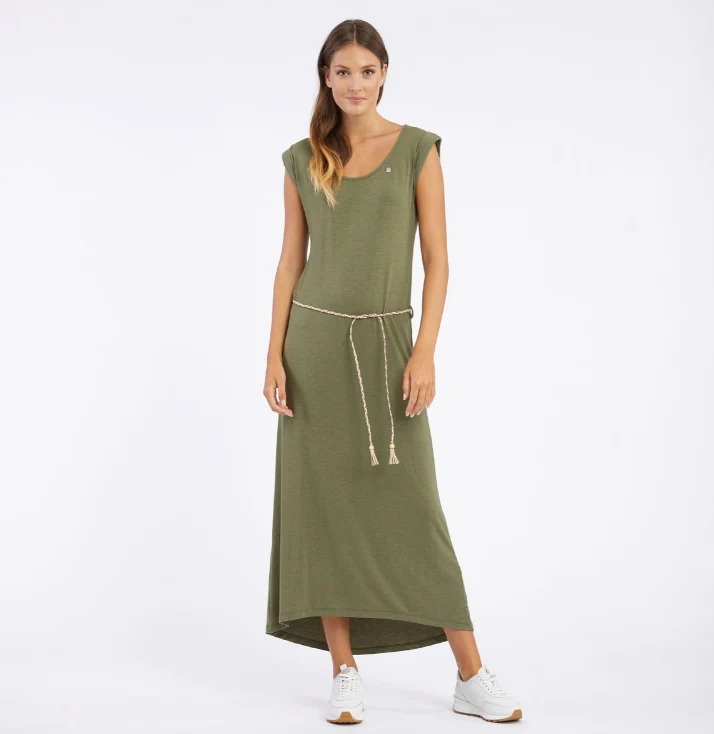 Ragwear tagg long dress olive
