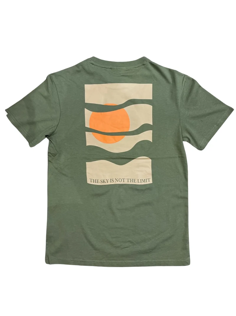 Anerkjendt akkikki s/s print tee olivine