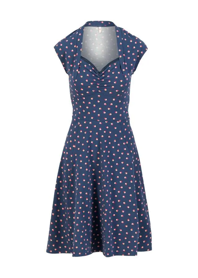 Blutsgeschwister dress let romance rule drape beetle flower