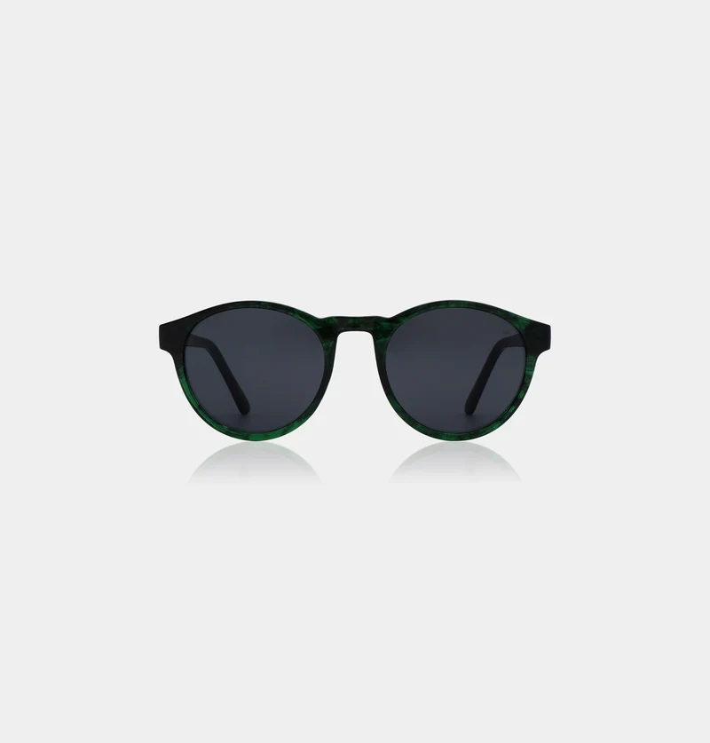 A. Kjaerbede Sunglasses Marvin green marble transparent