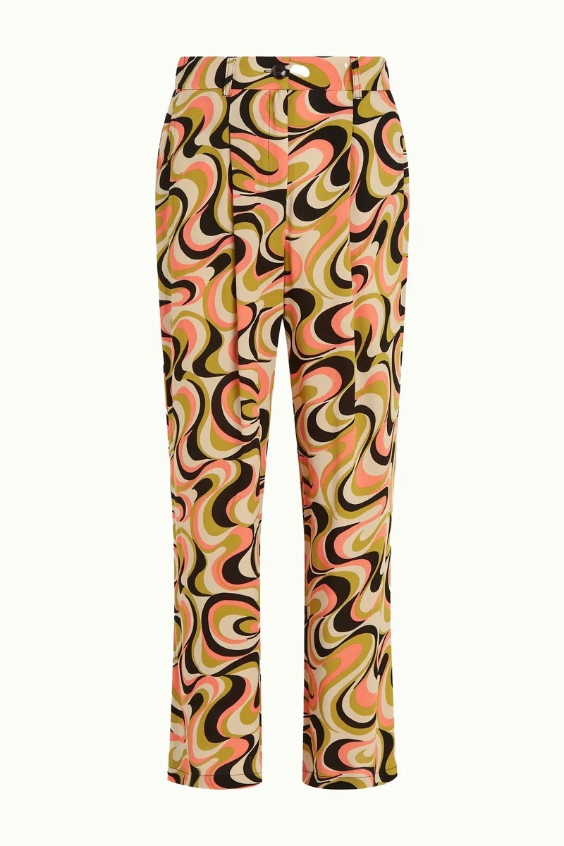 King Louie Adeline pants manic spring yellow