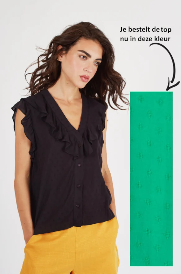 Traffic People Faith top green