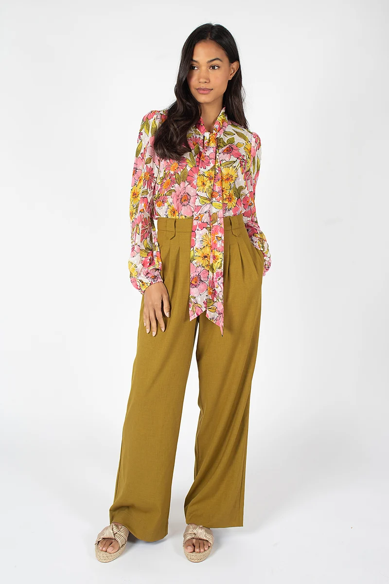 Traffic People Betty trousers olive
