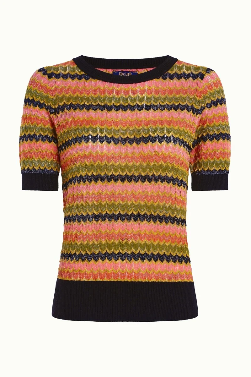 King Louie Agnes top magic black