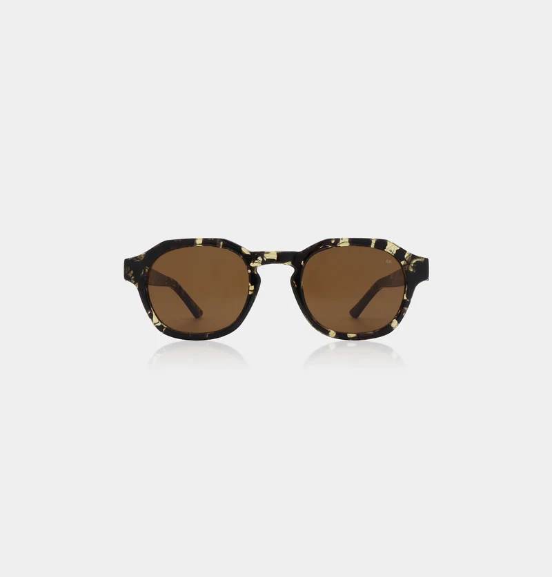 A. Kjaerbede sunglasses zan black/yellow transparent