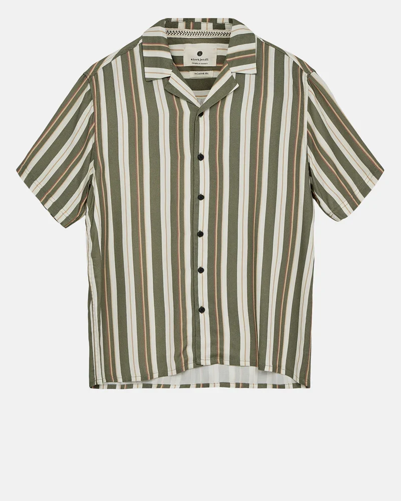 Anerkjendt akleo s/s viscose aop olivine