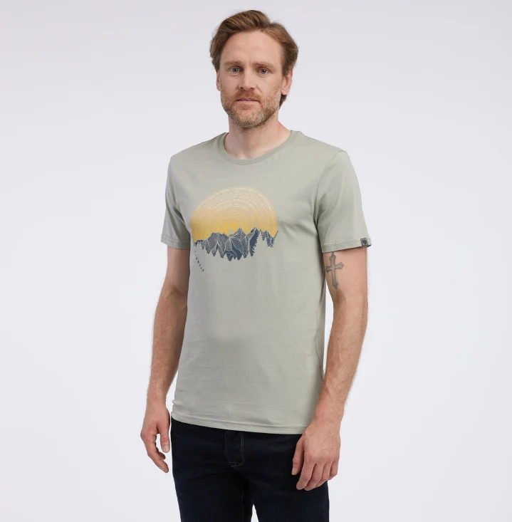 Ragwear wertee remake t-shirt dusty olive