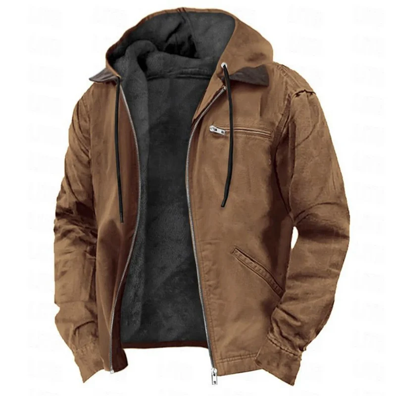 Heren Winterjas met Capuchon | Verstelbaar Comfort & Praktische Zakken