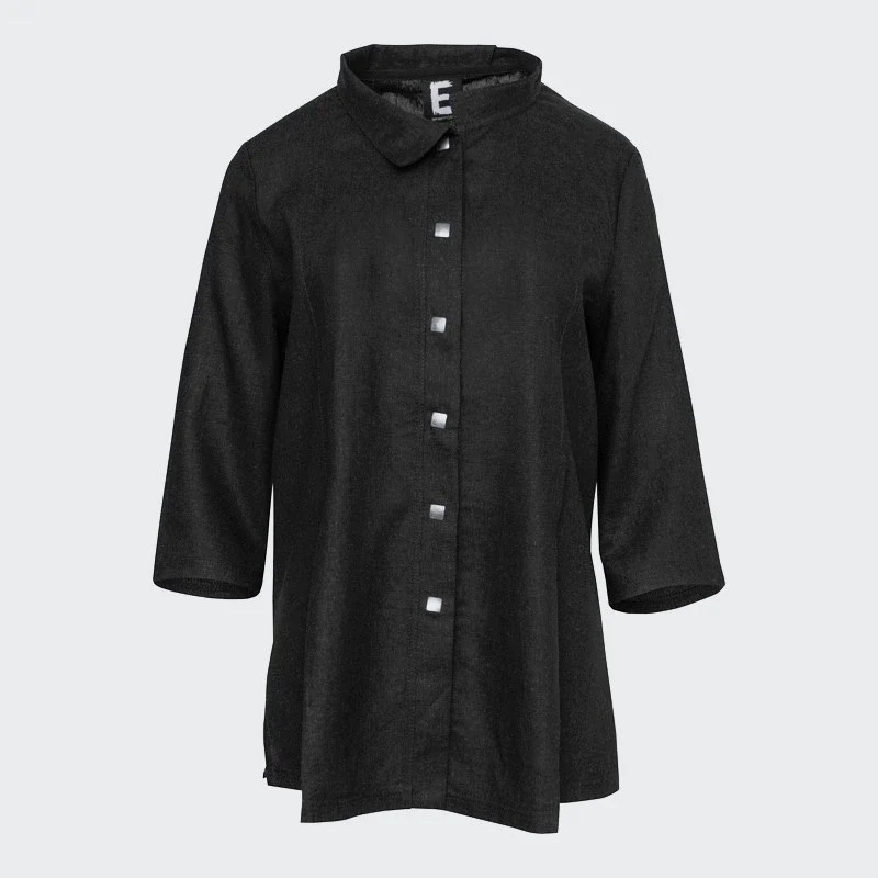 E-Avantgarde - Jack / Blouse - Zwart - Maat M