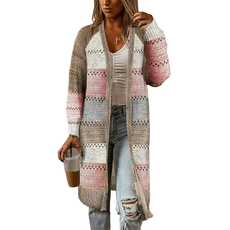 Dames Vest Gestreept Casual Stijl
