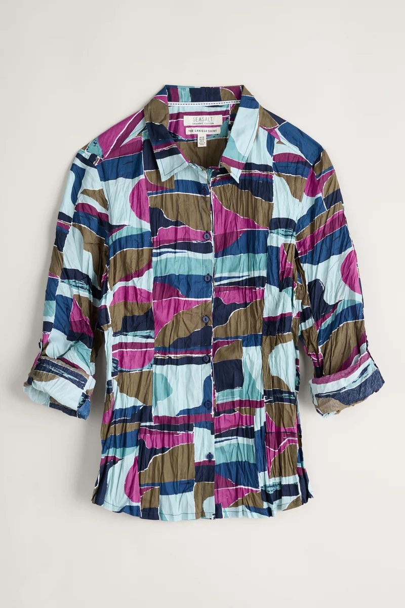 Seasalt Cornwall Larissa shirt scenic form enamel