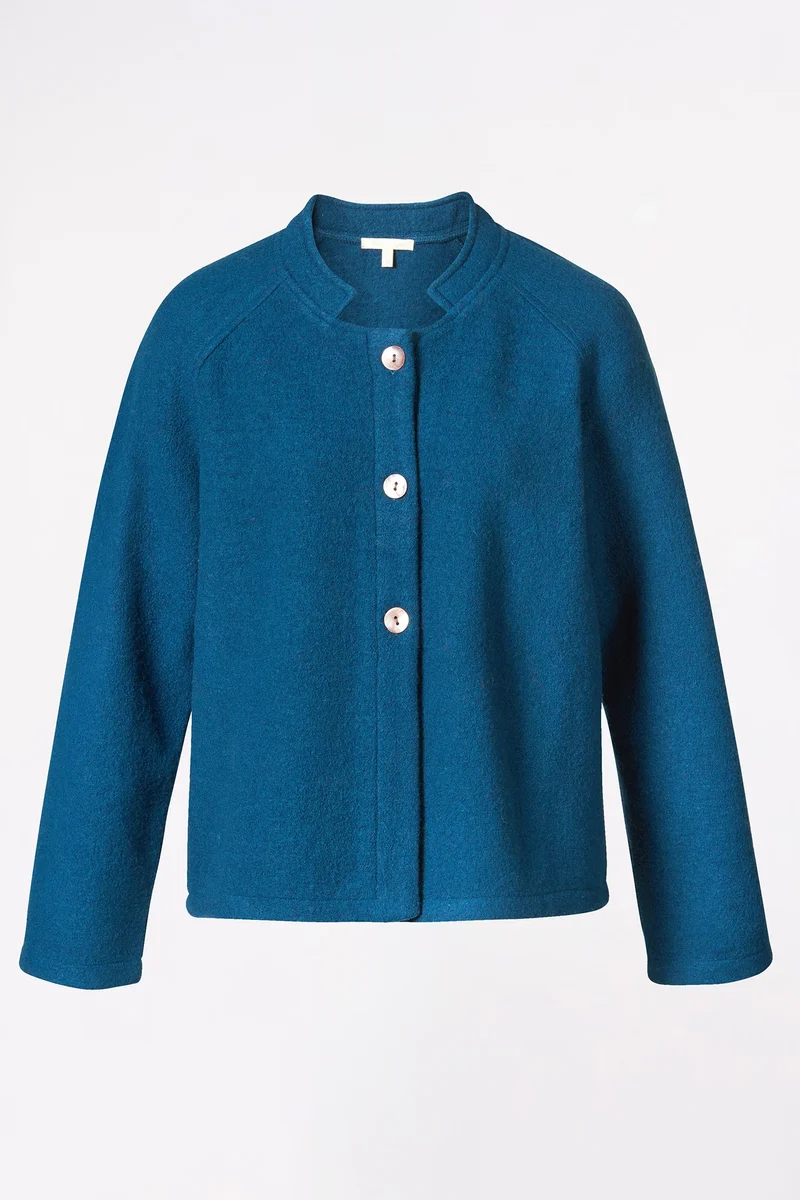 Himalaya - Wollen jas - Teal - Maat S