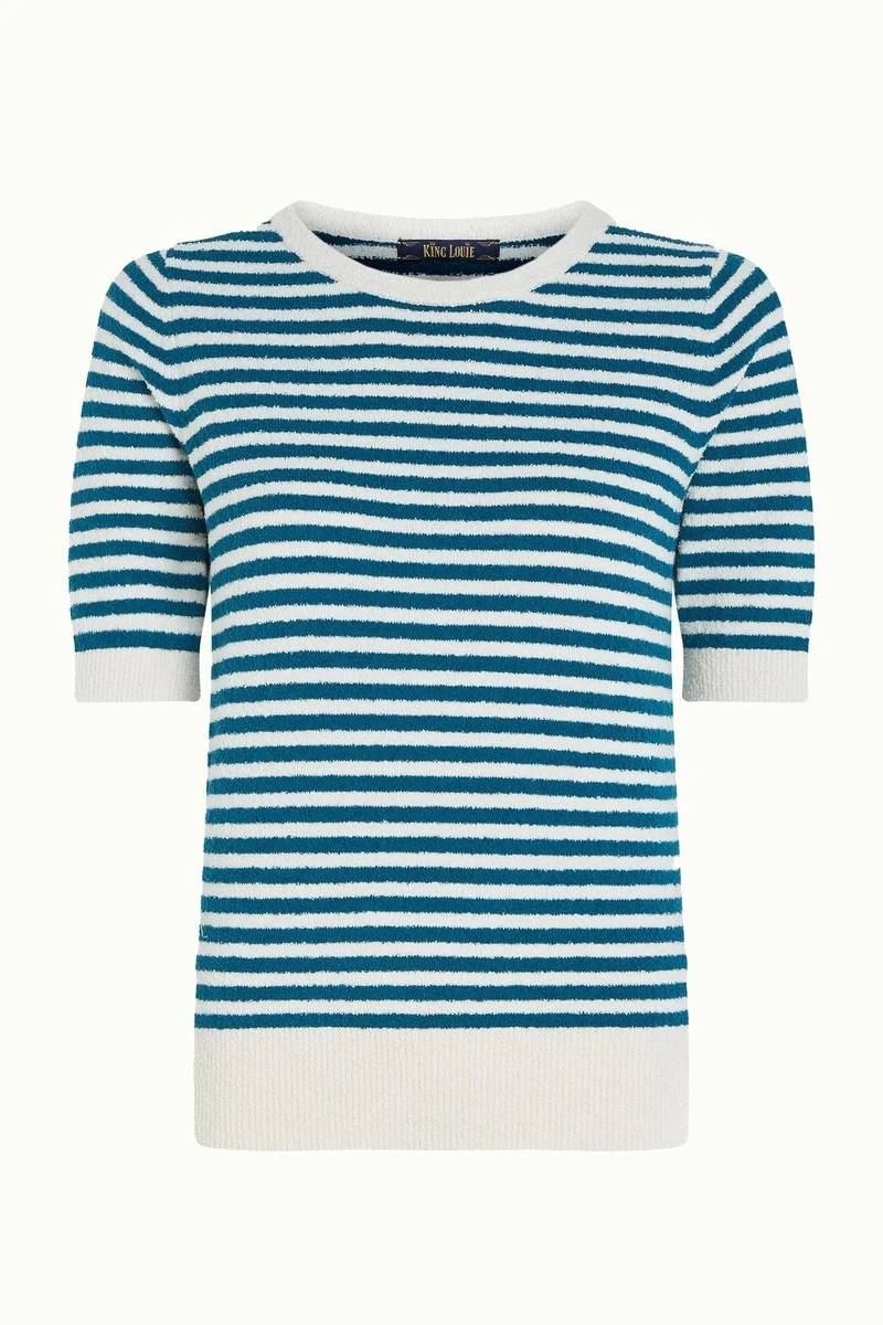 King Louie Agnes puff top dee dee lapis blue