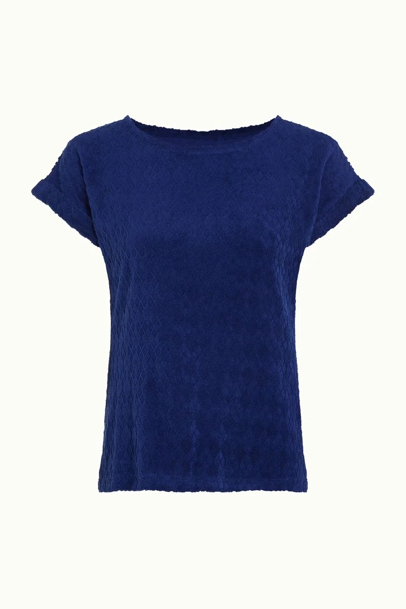 King Louie Aria top wilma terry dazzling blue
