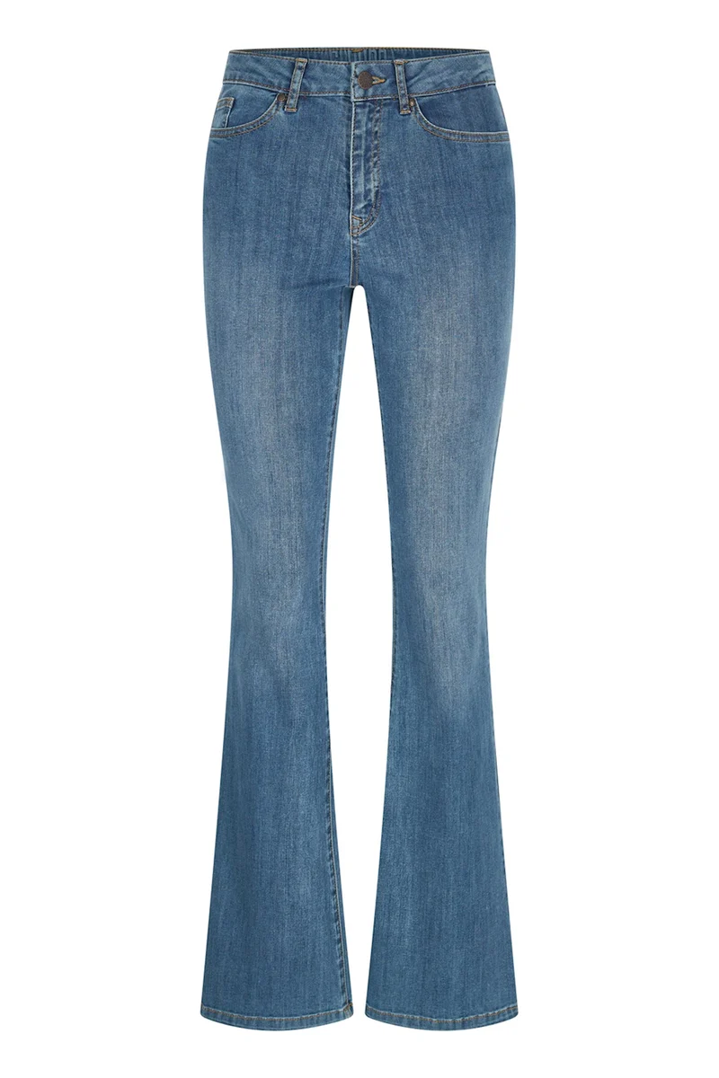 Cloud9 Dora flared leg washed light blue