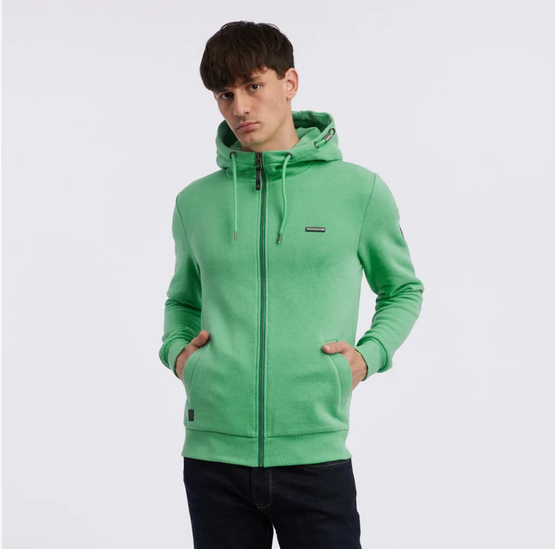 Ragwear natte zip sweatshirt green
