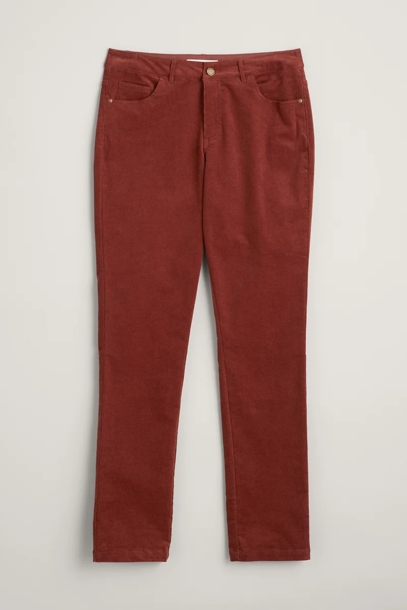 Seasalt Cornwall Lamledra Trousers Regular Burnt Umber