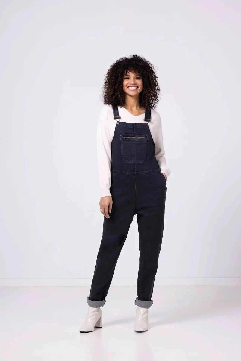 Cloud9 lovi dungaree washed black