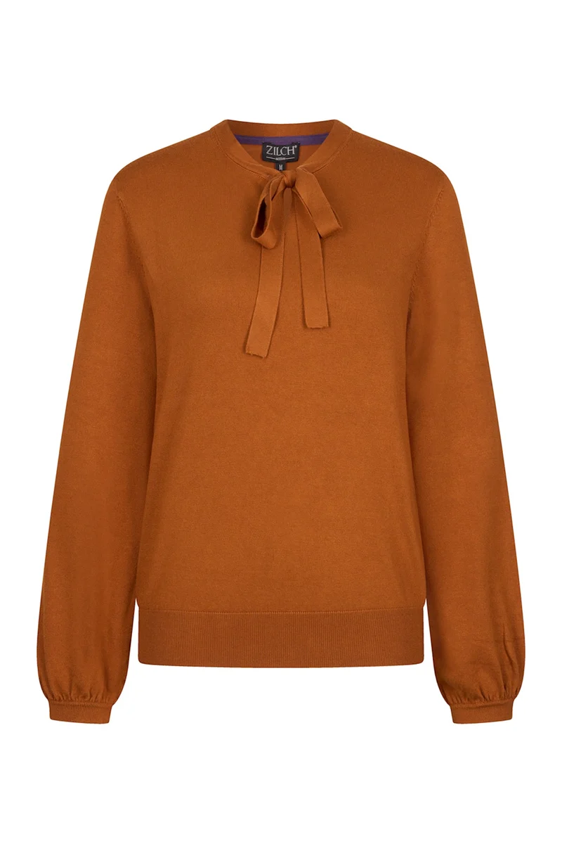 Zilch sweater ribbon caramel