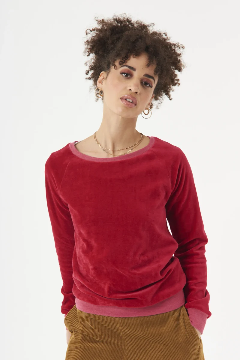 UVR Berlin sweater Loraina dark pink