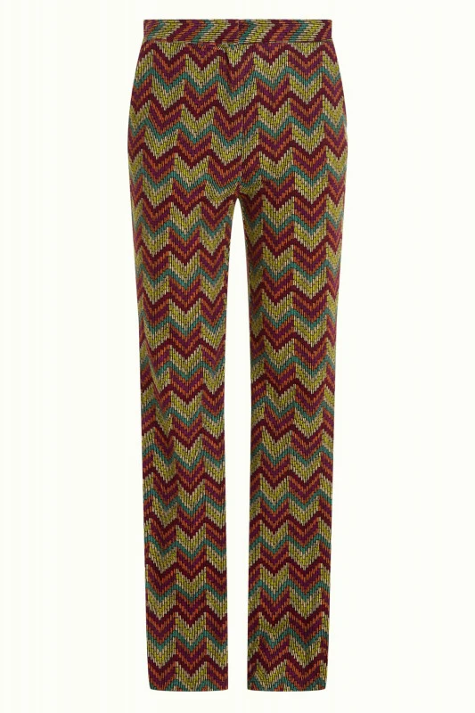 King Louie Gael pants farley cabernet red