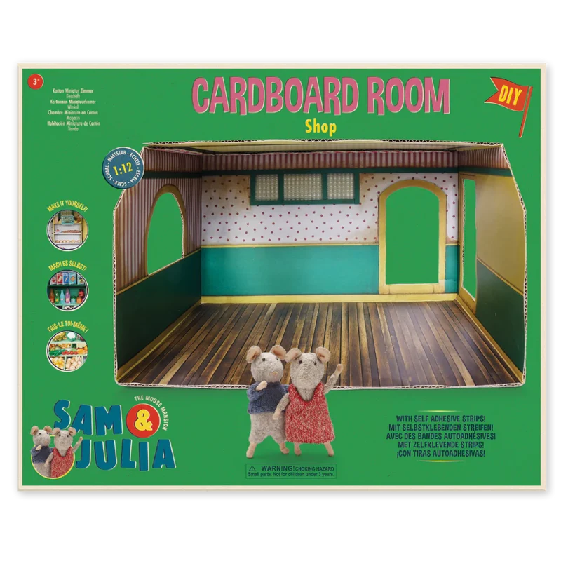 Het Muizenhuis kartonnen miniatuur winkel