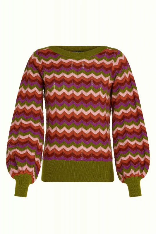 King Louie Audrey Bell Top Derby Olive Green