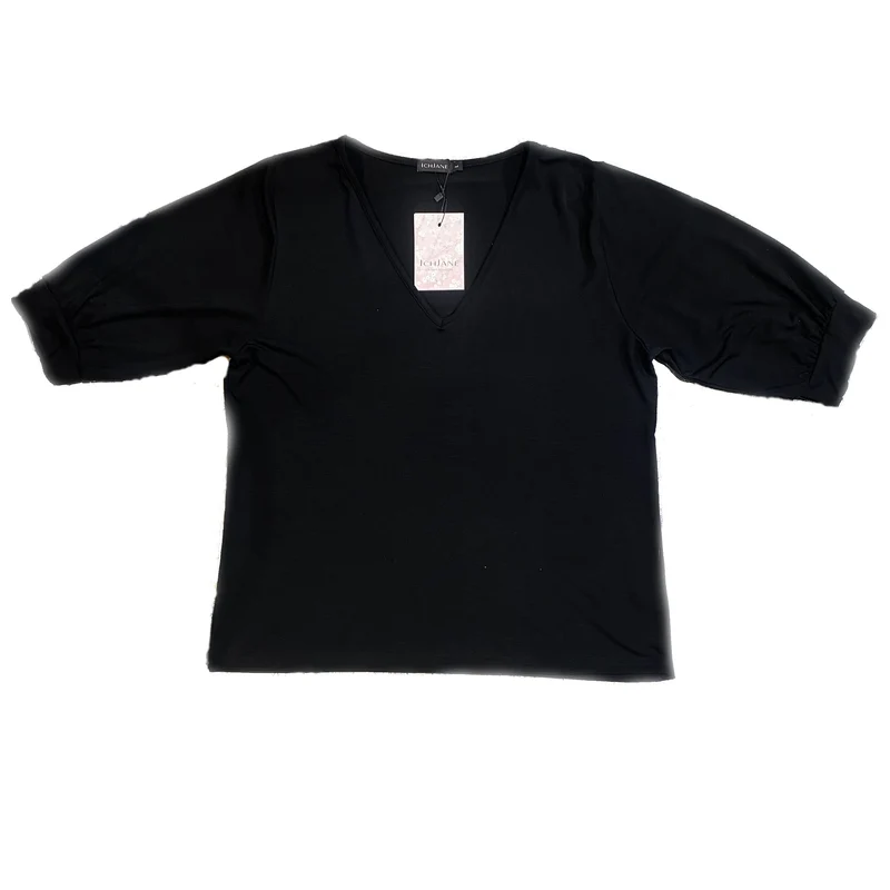 IchJane T-shirt MonaIJ black bamboo