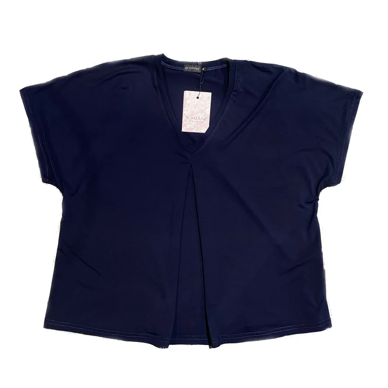 IchJane T-shirt SiriIJ navy modal